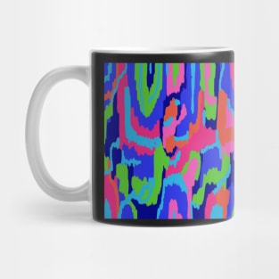 Abstract Print in Bold Modern Colors Mug